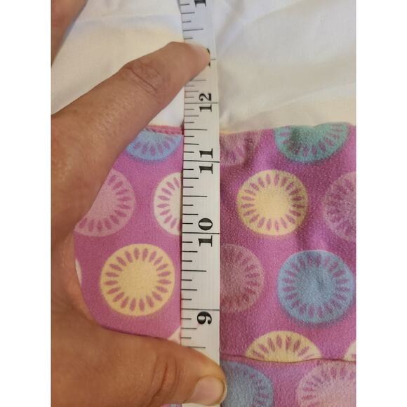 Lularoe tall and curvy purple and circle pattern leggings - Picture 7 of 8